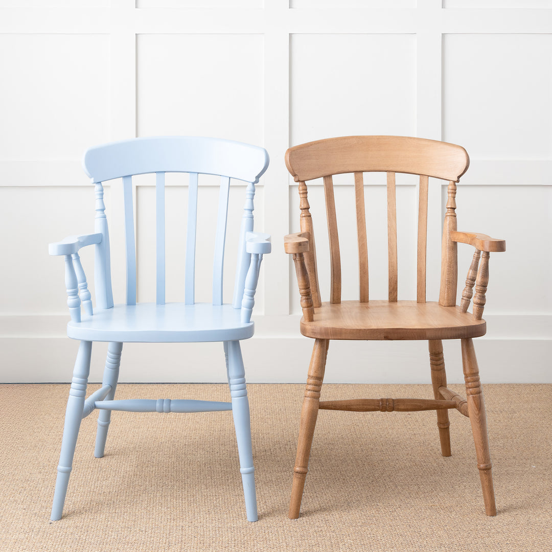 Farmhouse Slat Back Armchair
