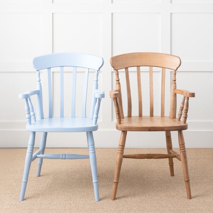 Farmhouse Slat Back Armchair