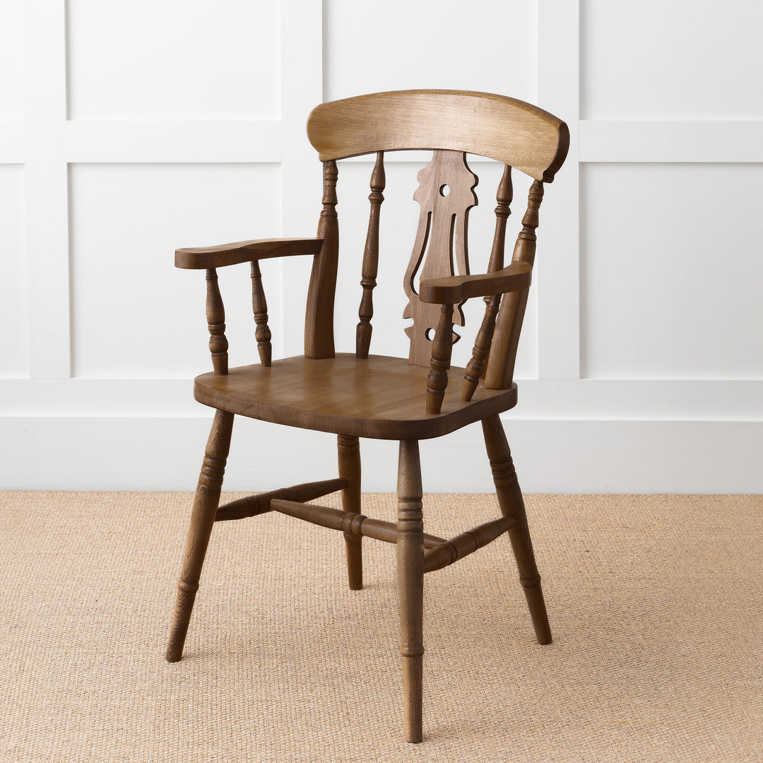 Farmhouse Fiddle Back Armchair