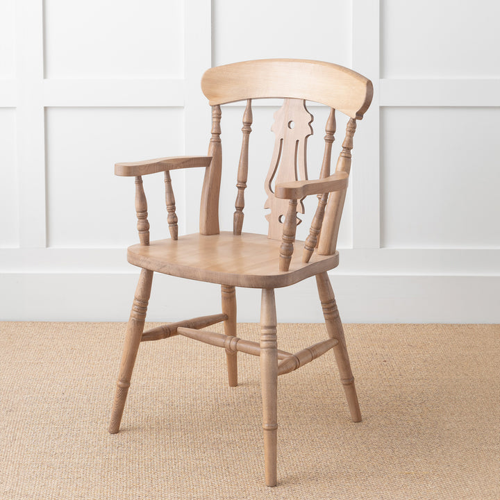 Farmhouse Fiddle Back Armchair