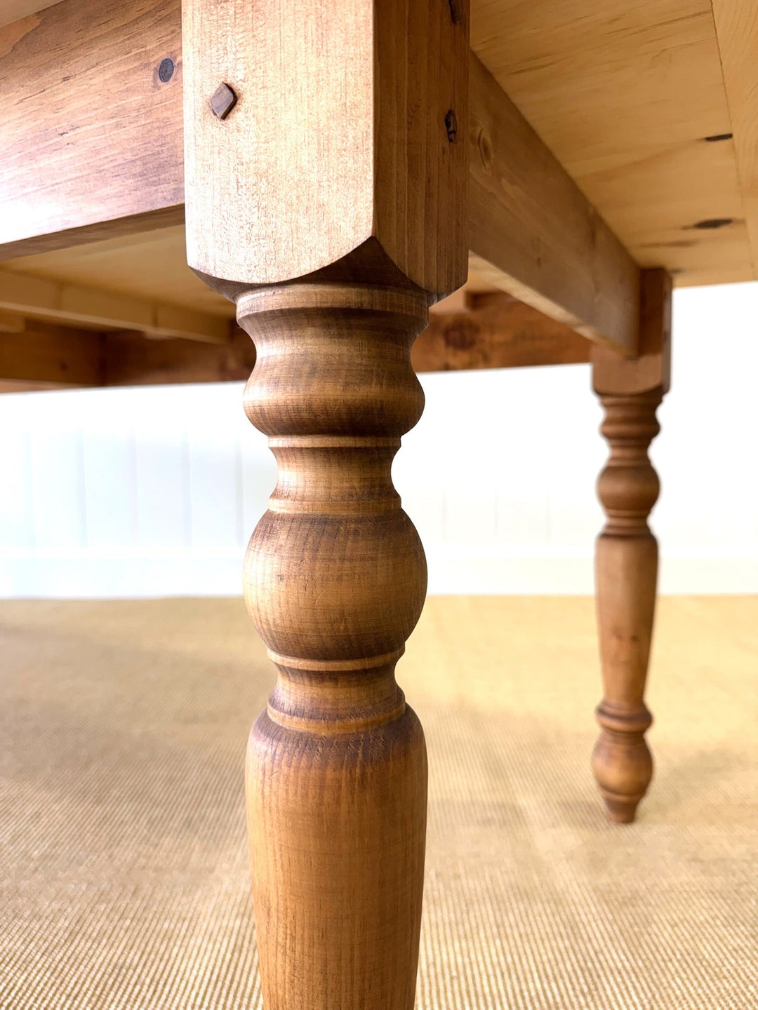 The Parson's Table - English Pine Farmhouse Tables in 5ft through 12ft Sizes