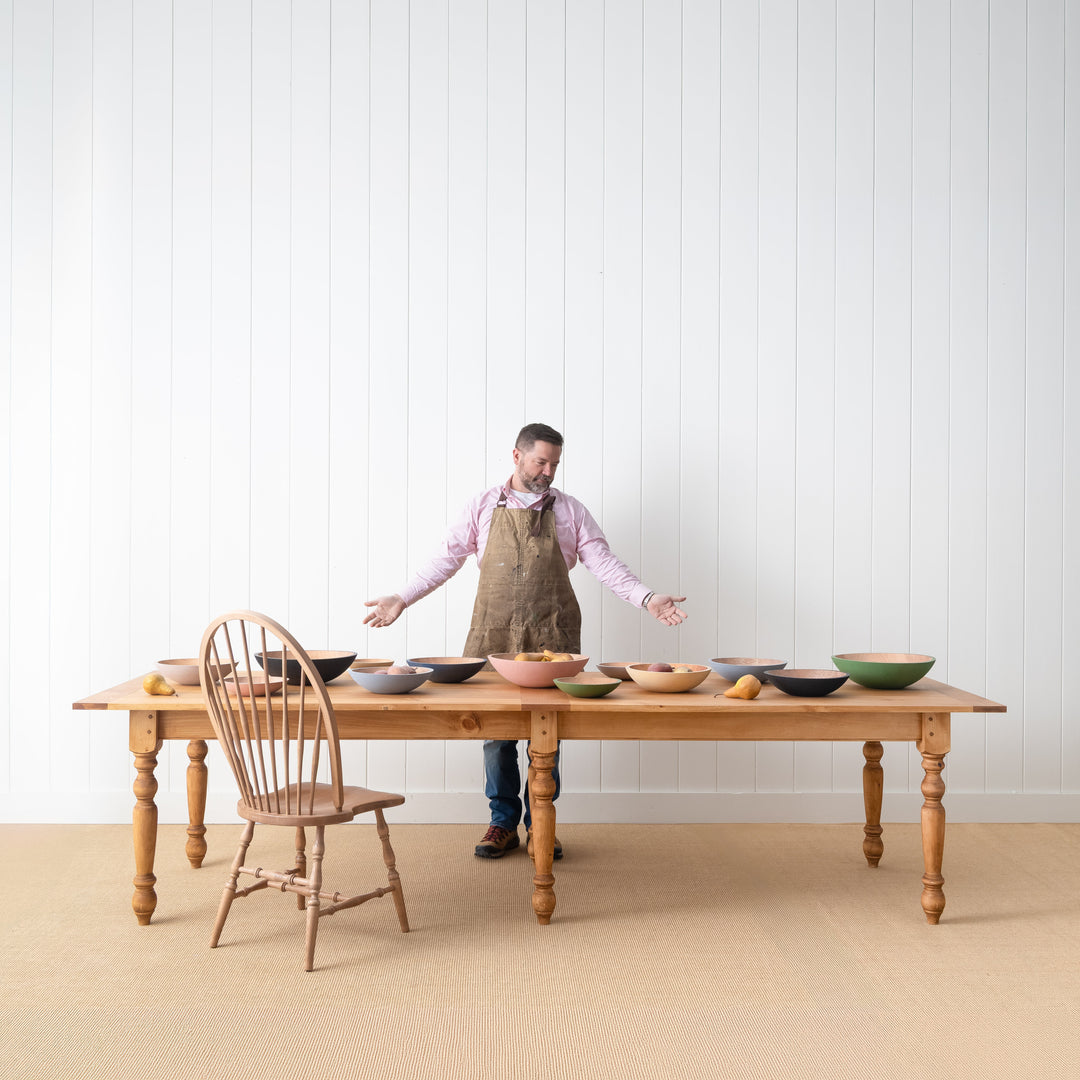 The Parson's Dining Table - English Pine Farmhouse Tables in 5ft through 12ft Sizes