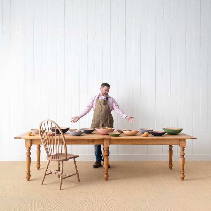 The Parson's Dining Table - English Pine Farmhouse Tables in 5ft through 12ft Sizes