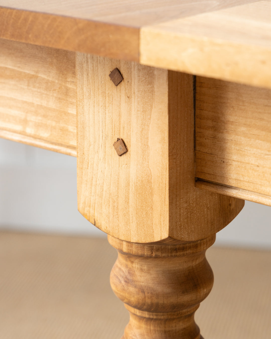 The Parson's Dining Table - English Pine Farmhouse Tables in 5ft through 12ft Sizes