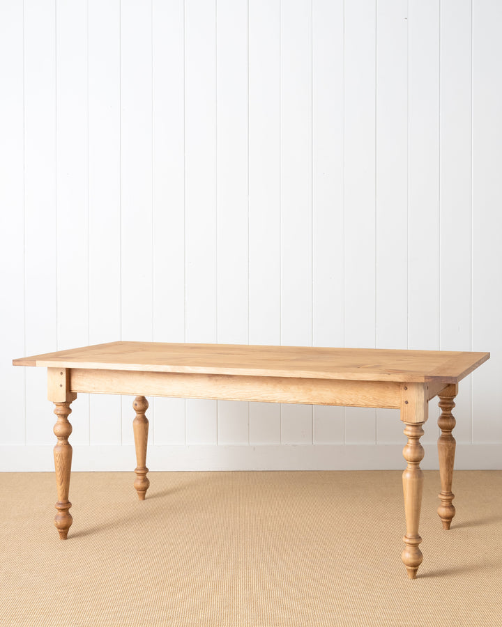 The Parson's Dining Table - English Pine Farmhouse Tables in 5ft through 12ft Sizes