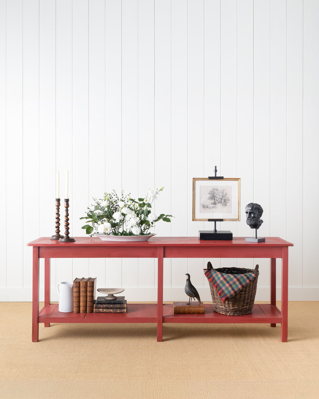 The Tradesman Table - English Country Pine Waxed Hall Table 5ft, 6ft, 7ft, 8ft, 9ft, 10ft