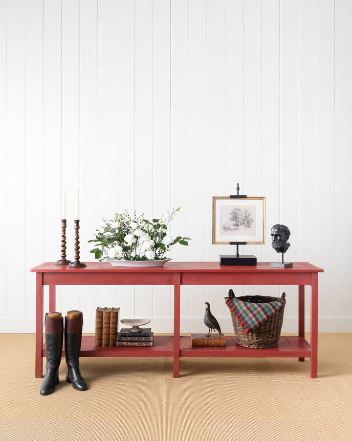 The Tradesman Table - English Country Pine Waxed Hall Table 5ft, 6ft, 7ft, 8ft, 9ft, 10ft