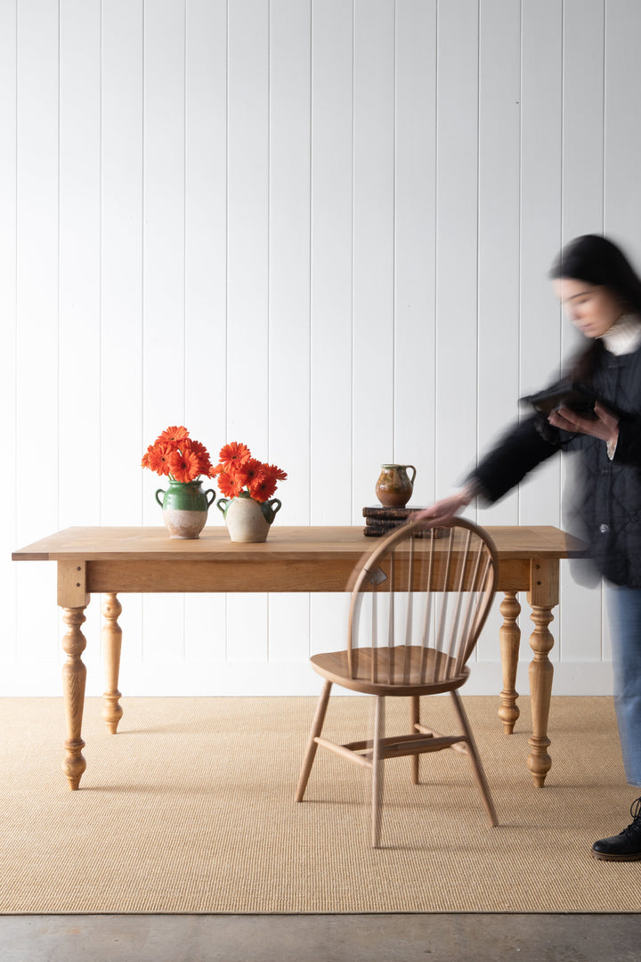 The Parson's Dining Table - English Pine Farmhouse Tables in 5ft through 12ft Sizes