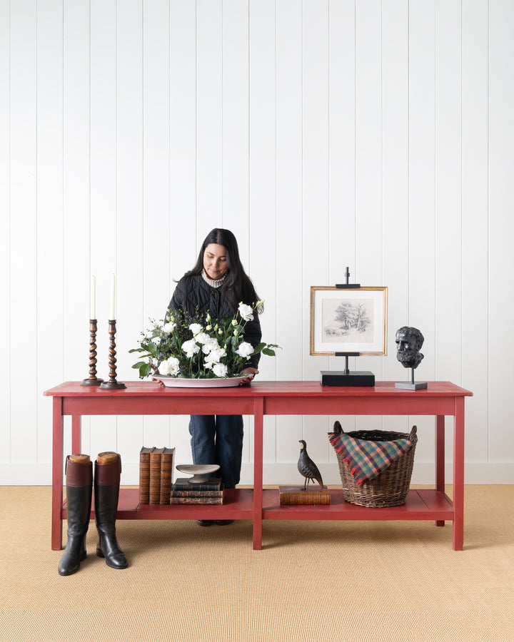 The Tradesman Table - English Country Pine Waxed Hall Table 5ft, 6ft, 7ft, 8ft, 9ft, 10ft