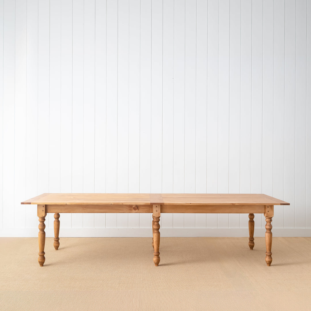 The Parson's Dining Table - English Pine Farmhouse Tables in 5ft through 12ft Sizes