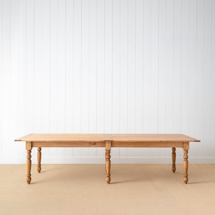 The Parson's Dining Table - English Pine Farmhouse Tables in 5ft through 12ft Sizes