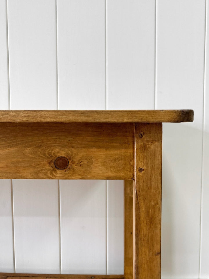 The Tradesman Table - English Country Pine Waxed Hall Table 5ft, 6ft, 7ft, 8ft, 9ft, 10ft