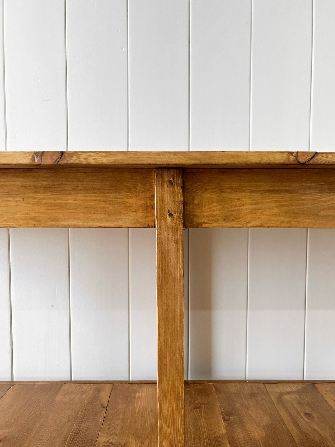 The Tradesman Table - English Country Pine Waxed Hall Table 5ft, 6ft, 7ft, 8ft, 9ft, 10ft