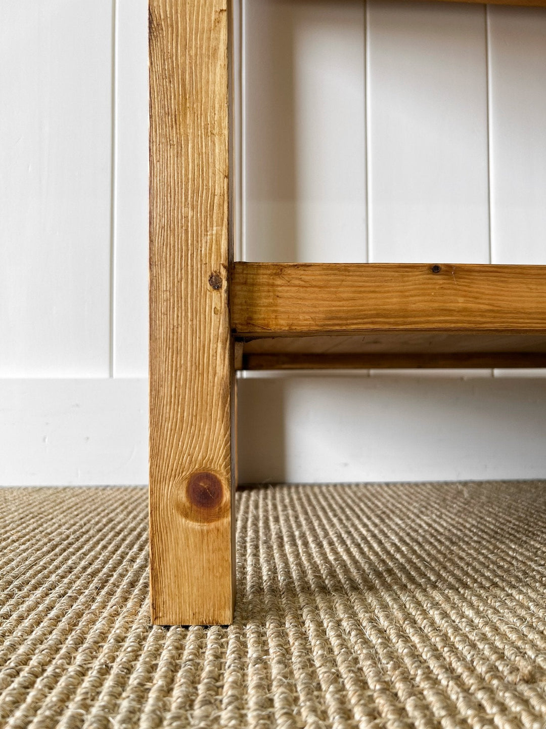 The Tradesman Table - English Country Pine Waxed Hall Table 5ft, 6ft, 7ft, 8ft, 9ft, 10ft