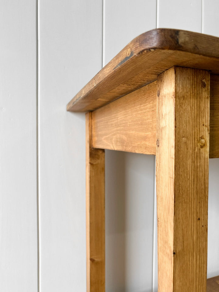 The Tradesman Table - English Country Pine Waxed Hall Table 5ft, 6ft, 7ft, 8ft, 9ft, 10ft