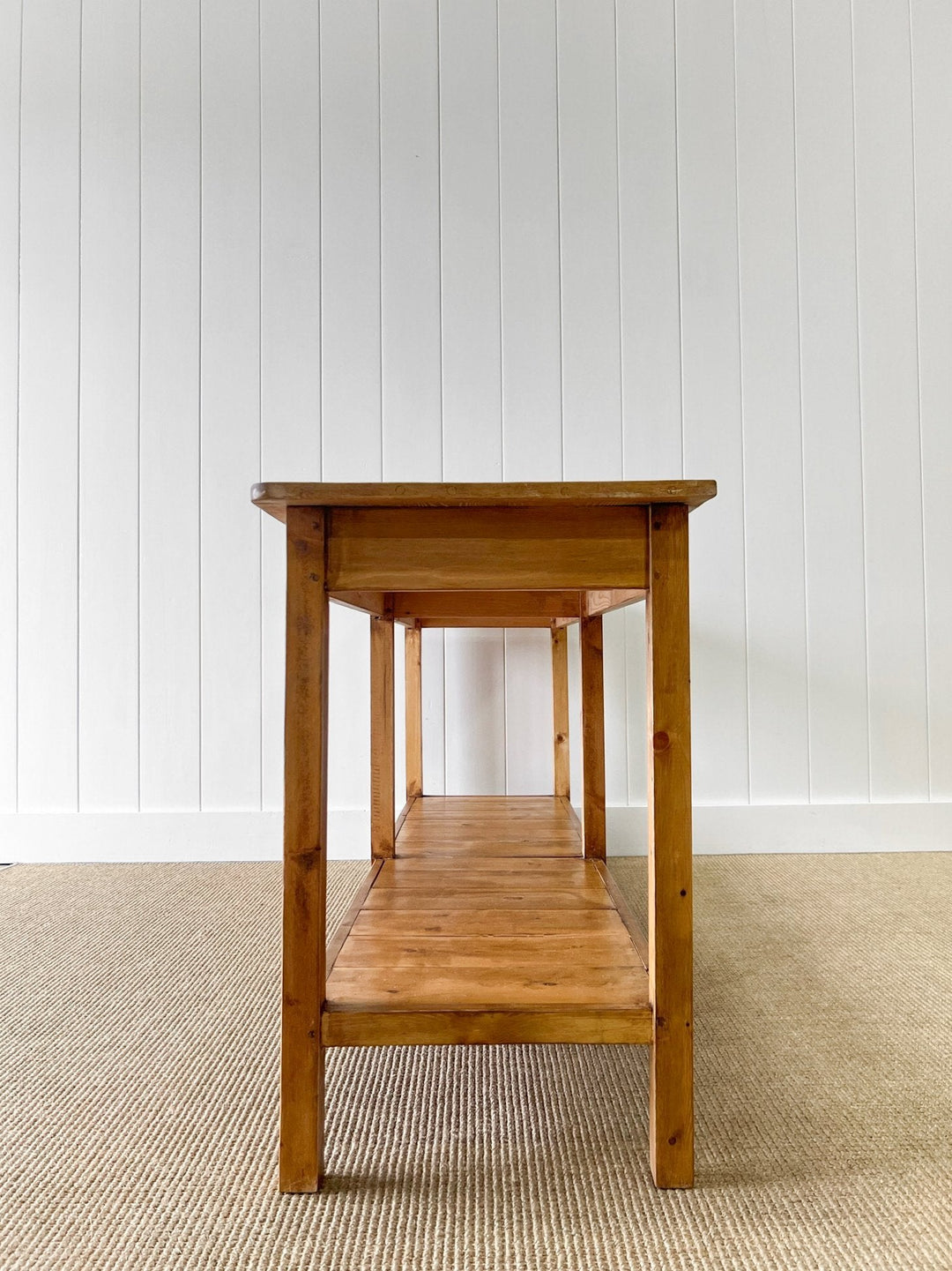 The Tradesman Table - English Country Pine Waxed Hall Table 5ft, 6ft, 7ft, 8ft, 9ft, 10ft