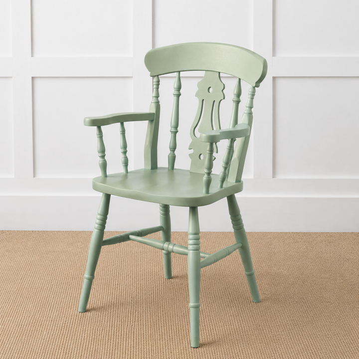 Painted or Stained Fiddle Back Dining Armchair