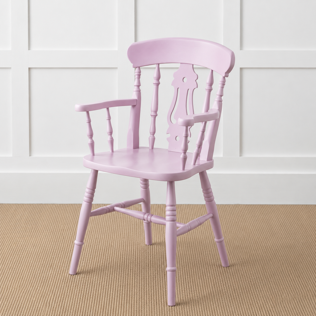 Painted or Stained Fiddle Back Dining Armchair
