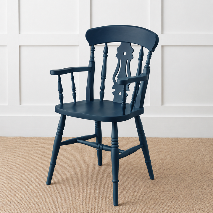 Painted or Stained Fiddle Back Dining Armchair