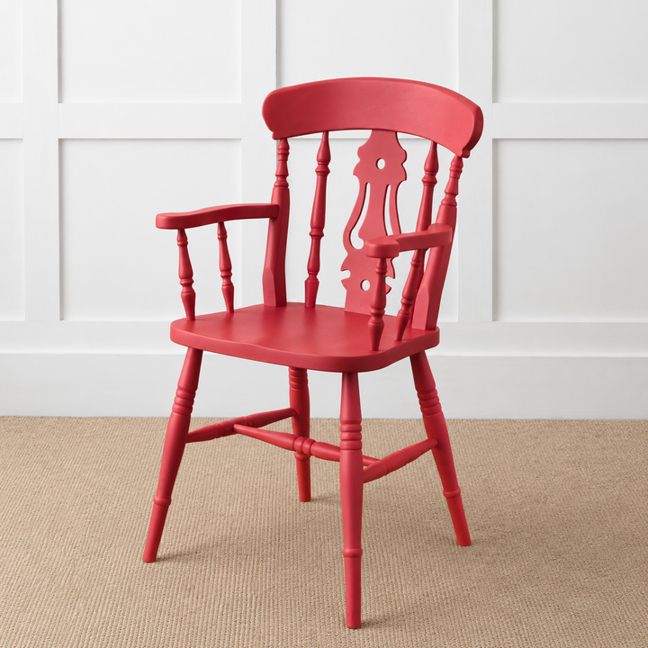 Painted or Stained Fiddle Back Dining Armchair