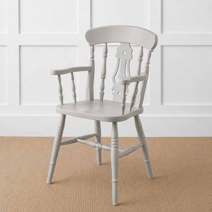 Painted or Stained Fiddle Back Dining Armchair