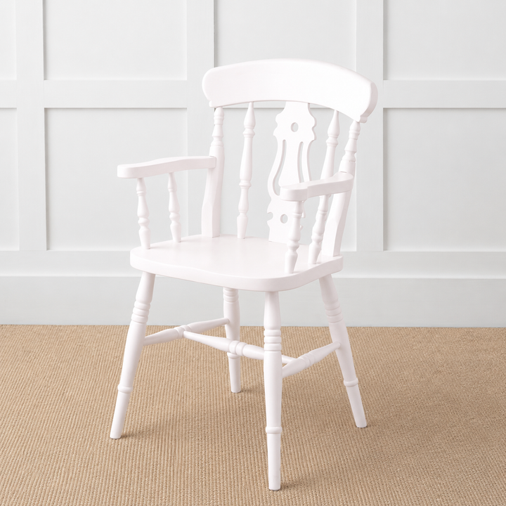 Painted or Stained Fiddle Back Dining Armchair