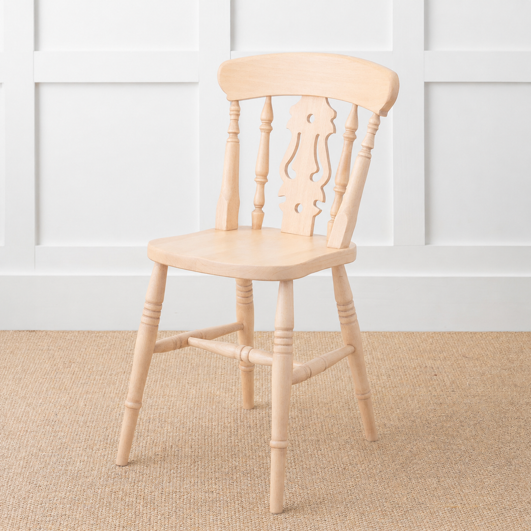 Painted or Stained Fiddle Back Dining Chair