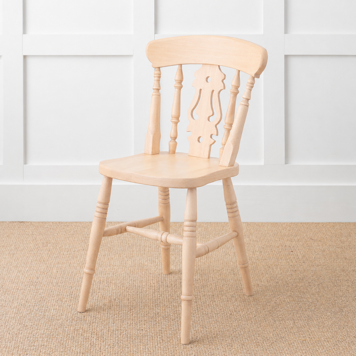 Painted or Stained Fiddle Back Dining Chair