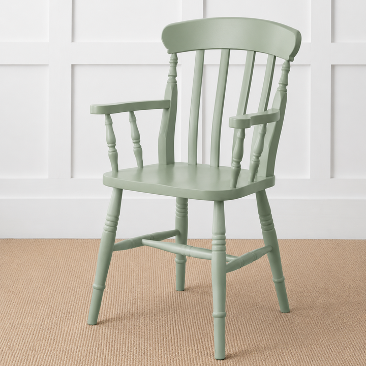 Painted or Stained Slat Back Dining Armchair