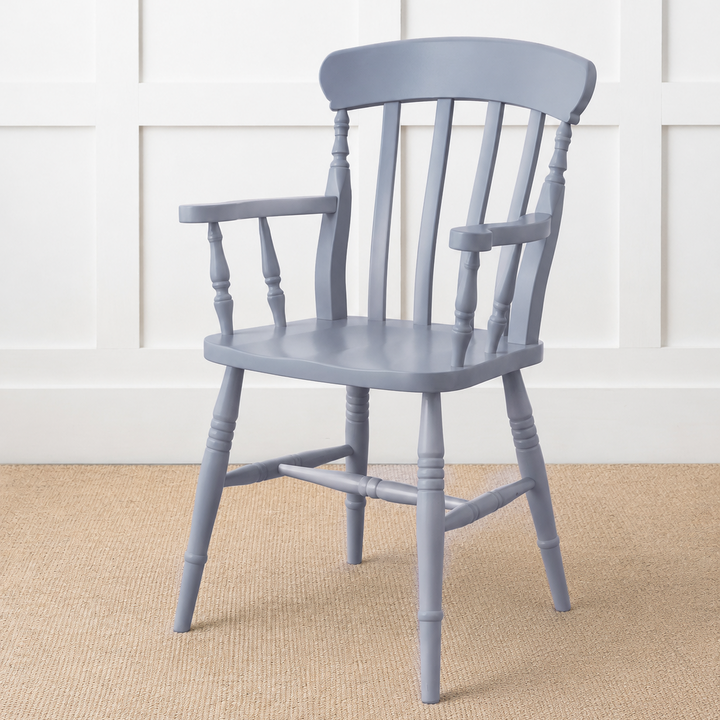 Painted or Stained Slat Back Dining Armchair