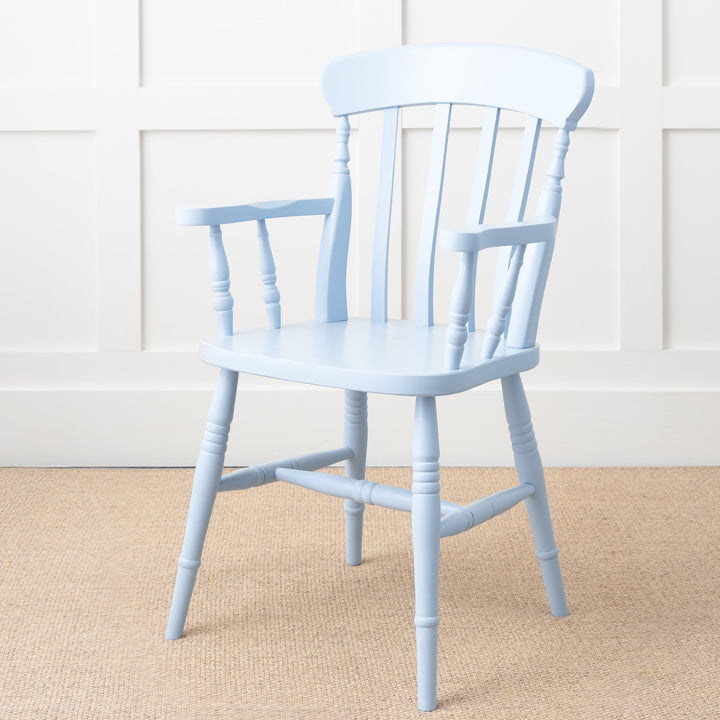 Painted or Stained Slat Back Dining Armchair