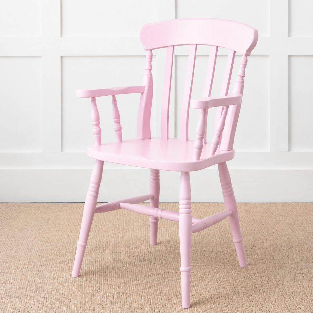 Painted or Stained Slat Back Dining Armchair