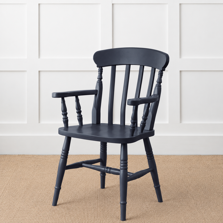 Painted or Stained Slat Back Dining Armchair