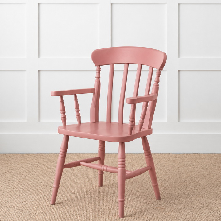 Painted or Stained Slat Back Dining Armchair