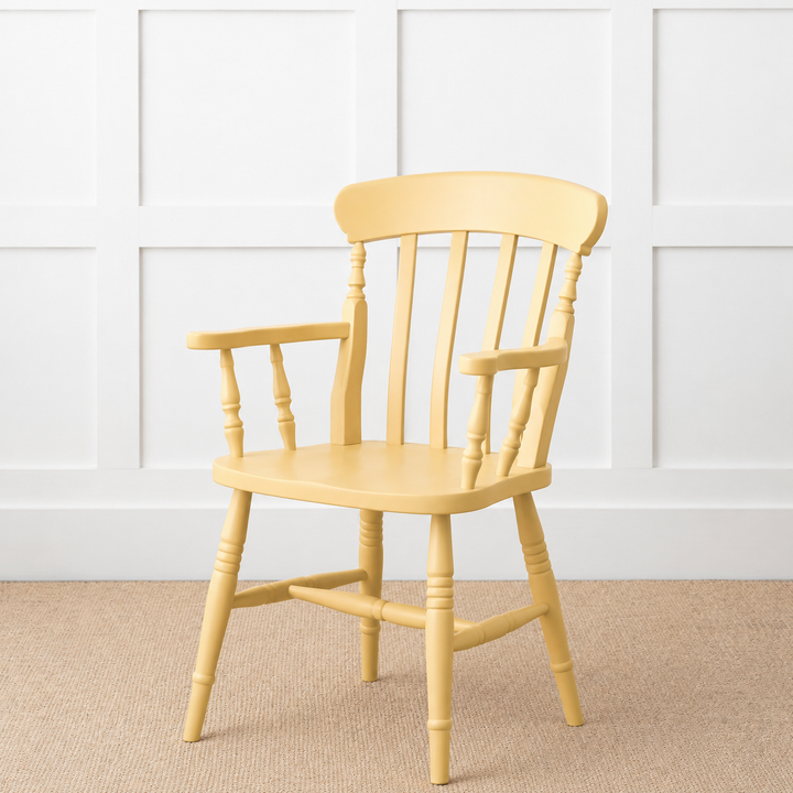 Painted or Stained Slat Back Dining Armchair