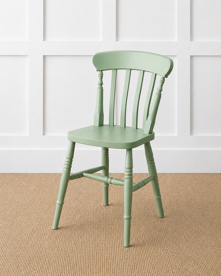 Painted or Stained Slat Back Dining Chair