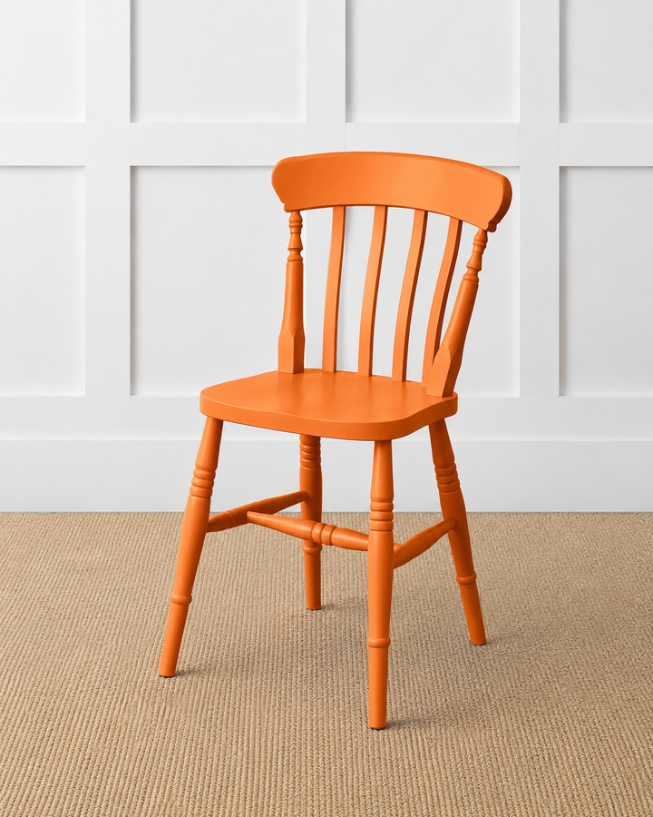 Painted or Stained Slat Back Dining Chair