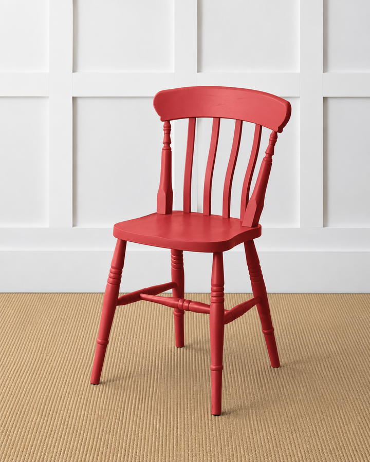 Painted or Stained Slat Back Dining Chair
