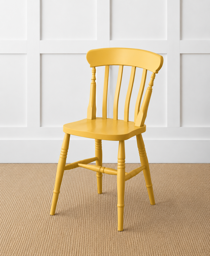 Painted or Stained Slat Back Dining Chair