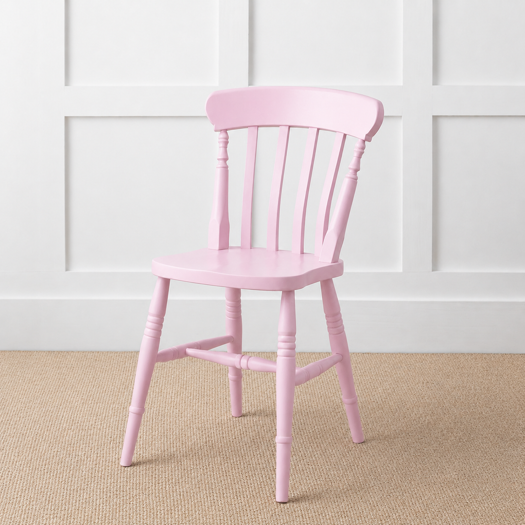 Painted or Stained Slat Back Dining Chair