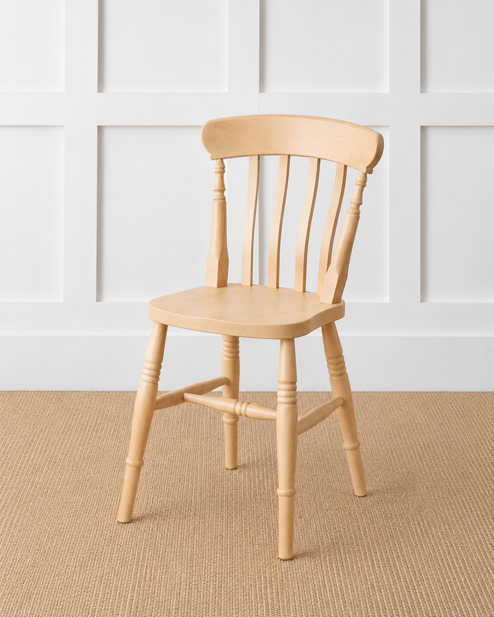 Painted or Stained Slat Back Dining Chair