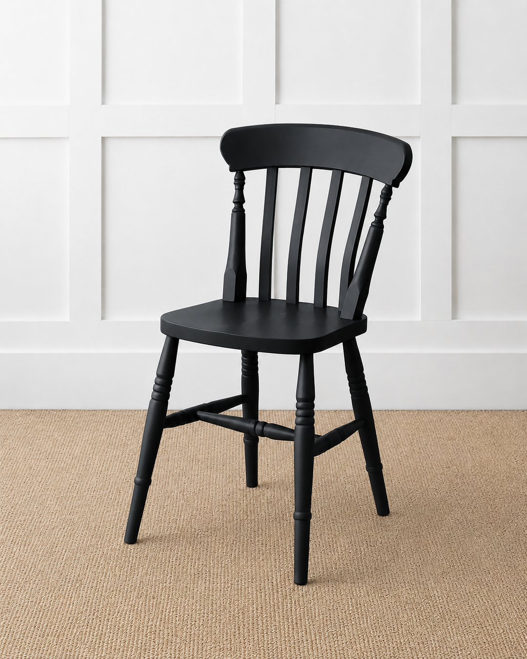 Painted or Stained Slat Back Dining Chair