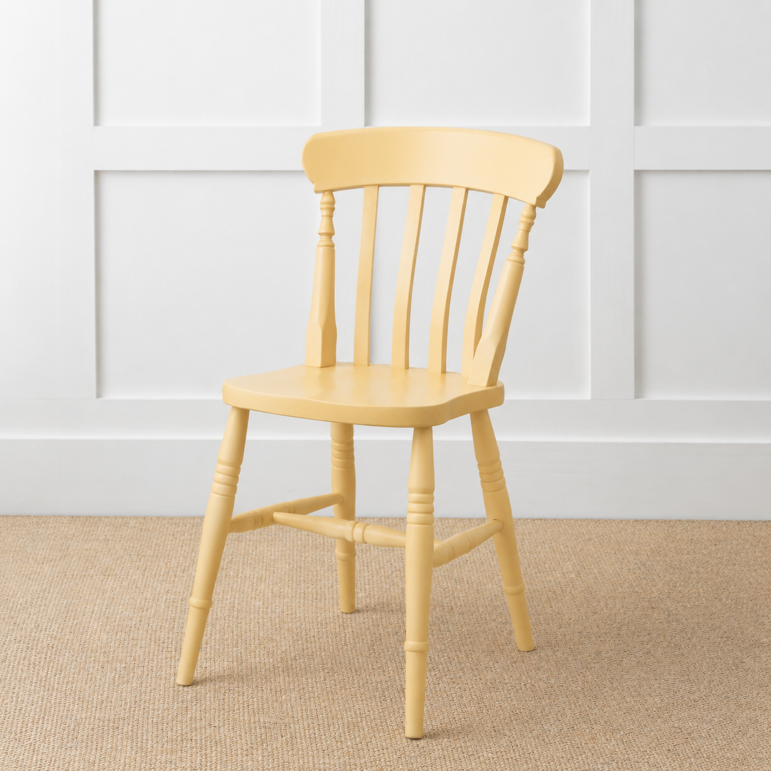 Painted or Stained Slat Back Dining Chair
