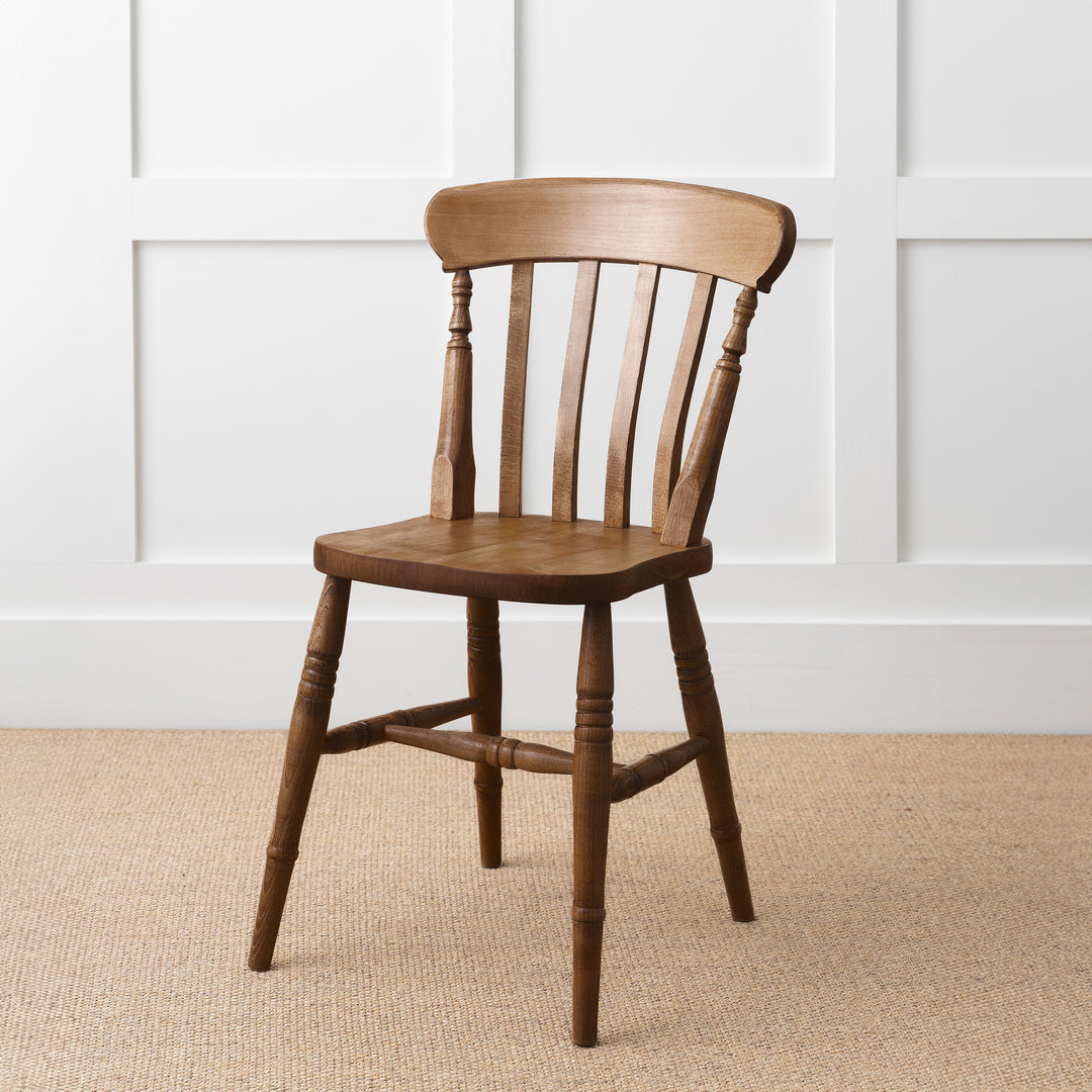 Painted or Stained Slat Back Dining Chair