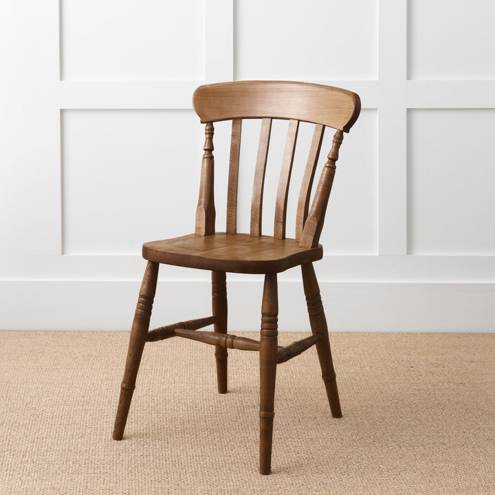 Painted or Stained Slat Back Dining Chair