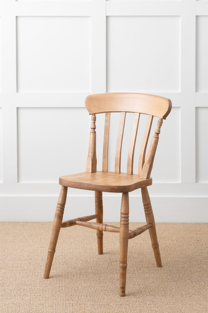Painted or Stained Slat Back Dining Chair