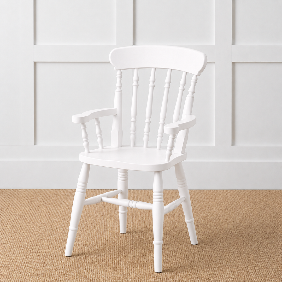 Painted or Stained Spindle Back Dining Armchair
