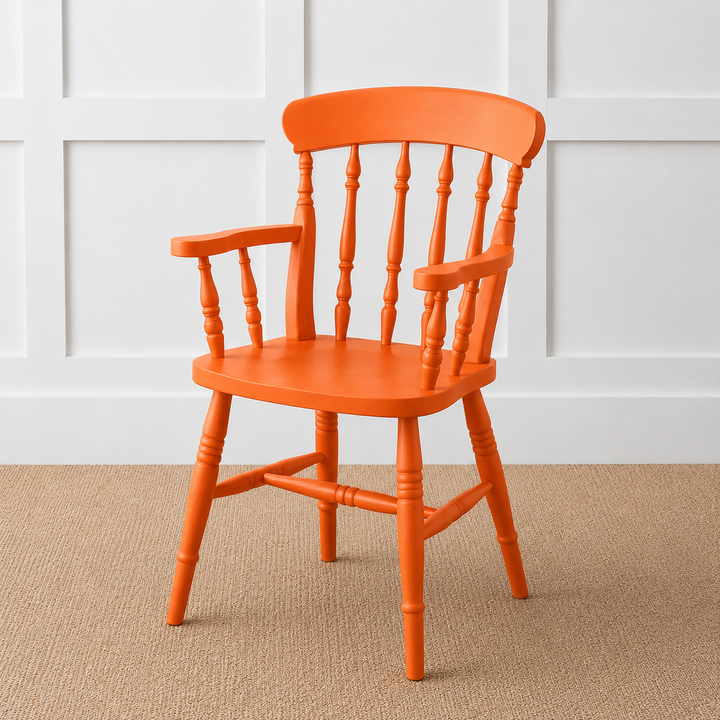 Painted or Stained Spindle Back Dining Armchair