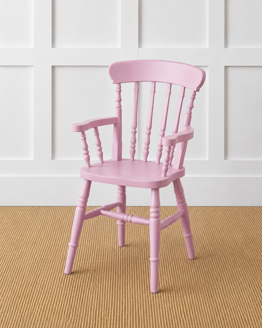 Painted or Stained Spindle Back Dining Armchair