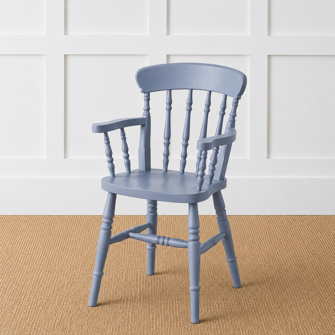 Painted or Stained Spindle Back Dining Armchair